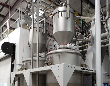 Vide pneumatique transportant Sysetm pour la poudre et le granule