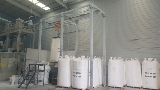 Pesage de mélange de poudre complètement automatique donnant le système pour l'extrusion de tuyau de PVC