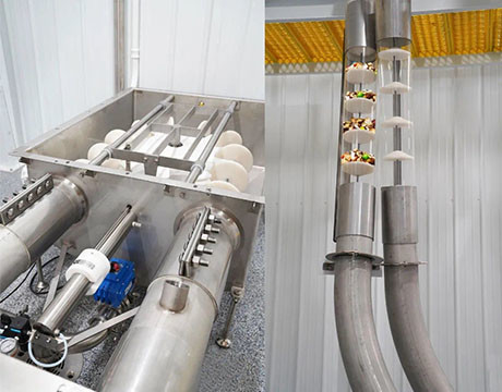 Système de chaîne de convoyeur d'acier inoxydable pour des poudres de nourriture