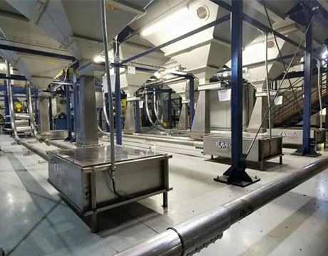 Système de chaîne de convoyeur d'acier inoxydable pour des poudres de nourriture