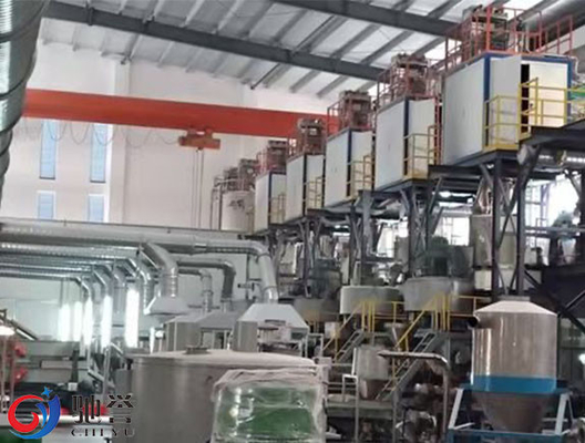 Système de transport de mélange de dosage automatique pour le câble de PVC