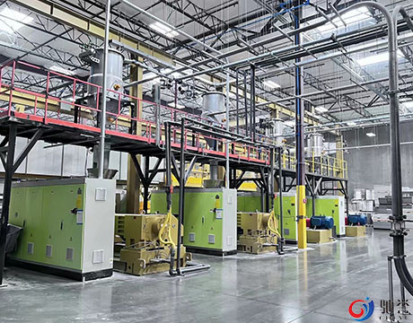 Vide pneumatique automatique alimentant donnant des systèmes pour l'extrudeuse de PVC
