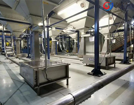 Chaîne de tube alimentant transportant le système pour la poudre et les granules avec doser l'équipement