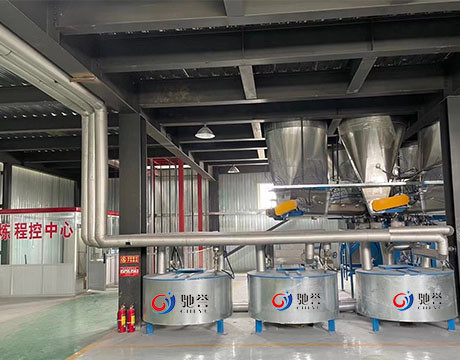 Système de mélange de dosage automatique pour la chaîne de production en caoutchouc
