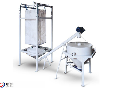 Alimentation automatique Convoyage Station de déchargement de Big Bag Convoyeurs à vis Silo de stockage de matières premières