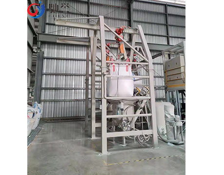 Alimentation automatique Convoyage Station de déchargement de Big Bag Convoyeurs à vis Silo de stockage de matières premières