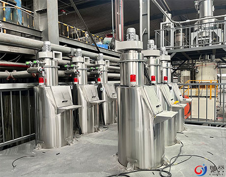Système de composition automatique de PVC pour le système de mélange de ligne d'extrusion de plancher de SPC/LVT/WPC